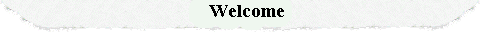 Welcome banner